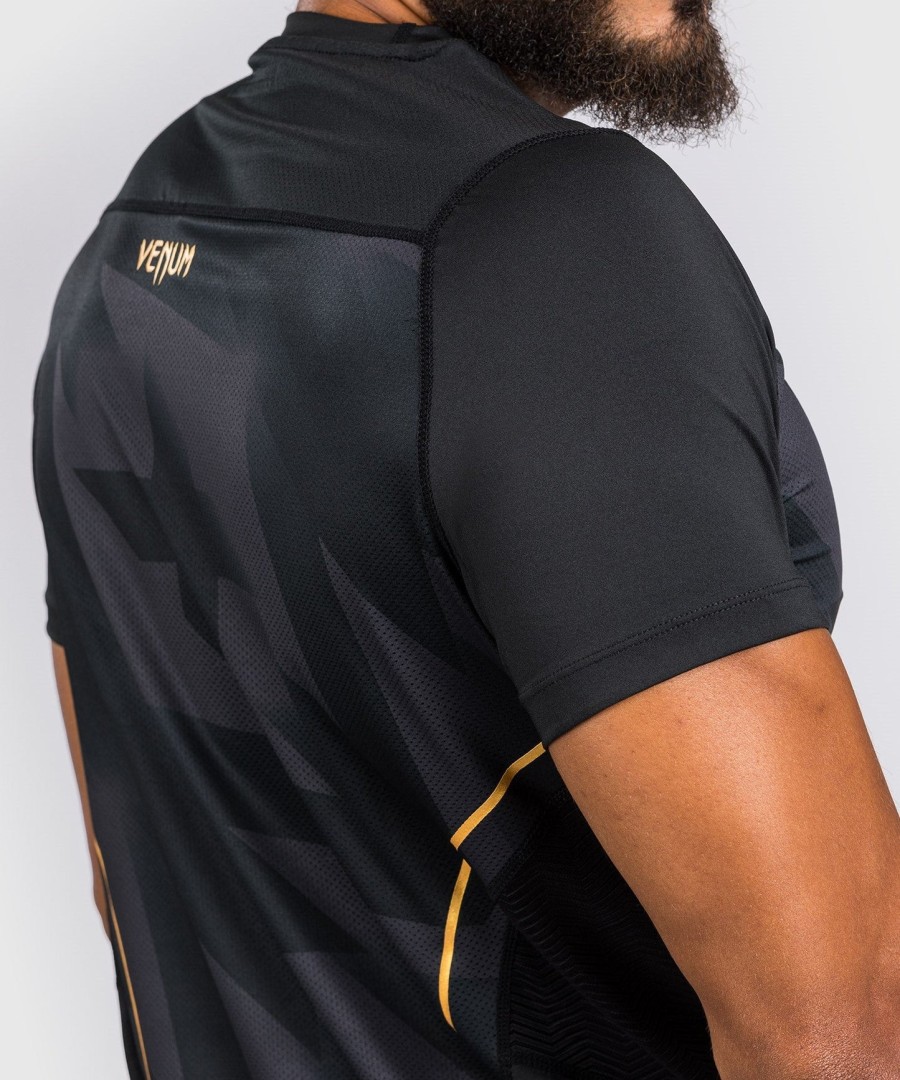 venum razor dry tech t-shirt - sortguld