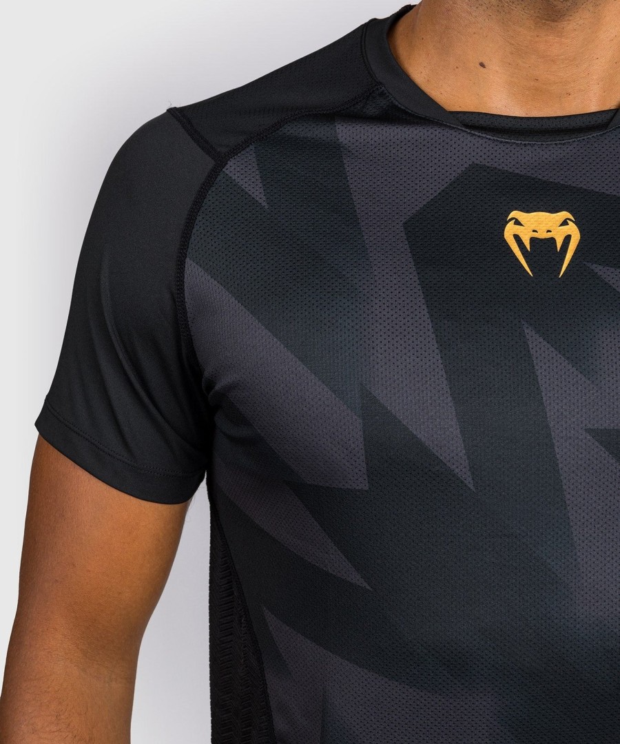 venum razor dry tech t-shirt - sortguld