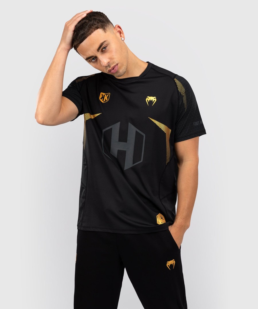 fk x venum hexagone mma t-shirt - sortguld