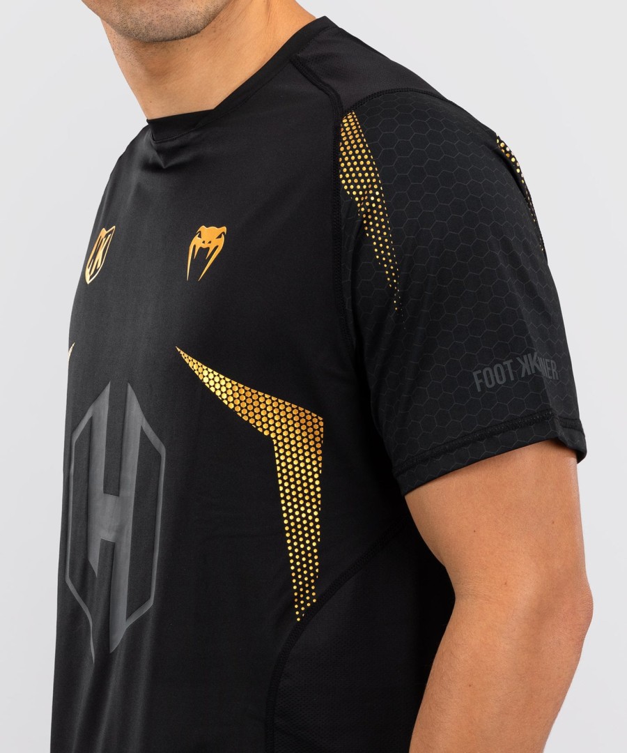 fk x venum hexagone mma t-shirt - sortguld