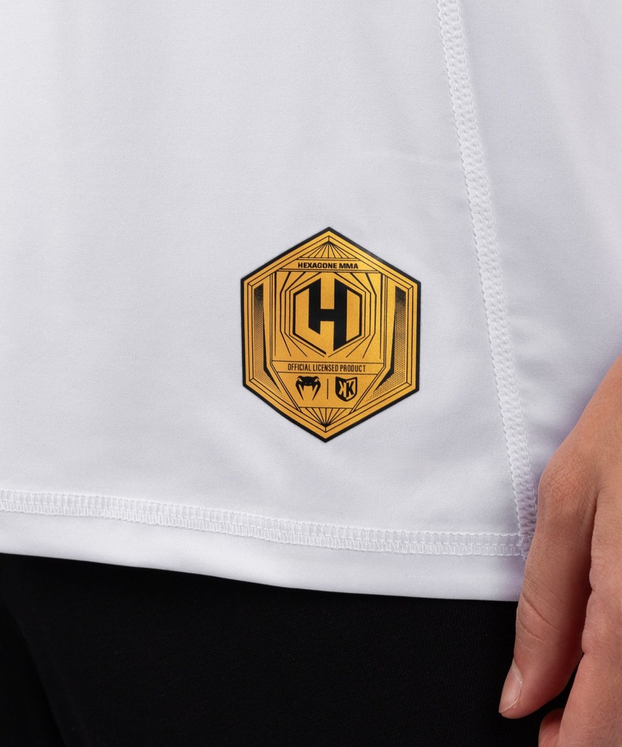 fk x venum hexagone mma t-shirt - hvidguld