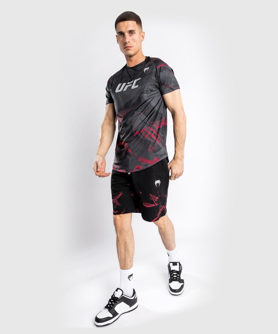 ufc venum authentic fight week 2.0 herre dry tech t-shirt - sort