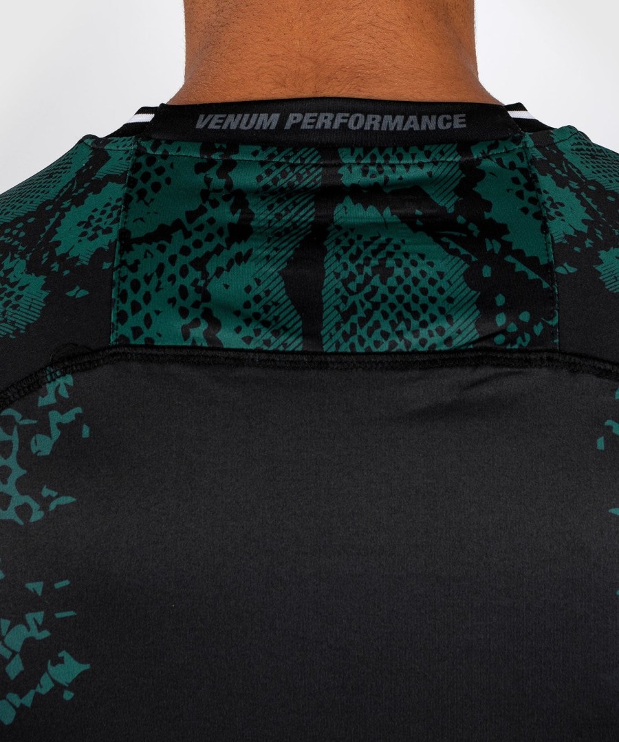 ufc adrenaline by venum autentisk fight night herretrøje - emerald edition - grønsort