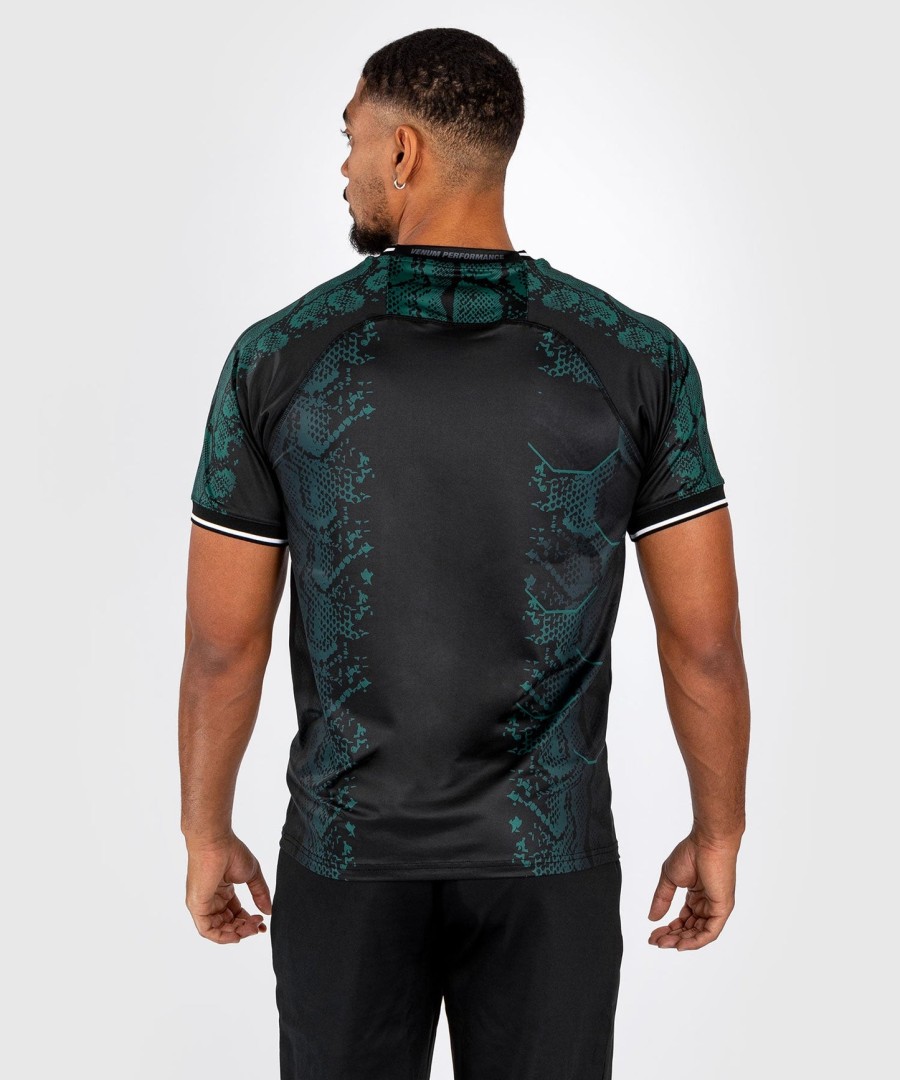 ufc adrenaline by venum autentisk fight night herretrøje - emerald edition - grønsort
