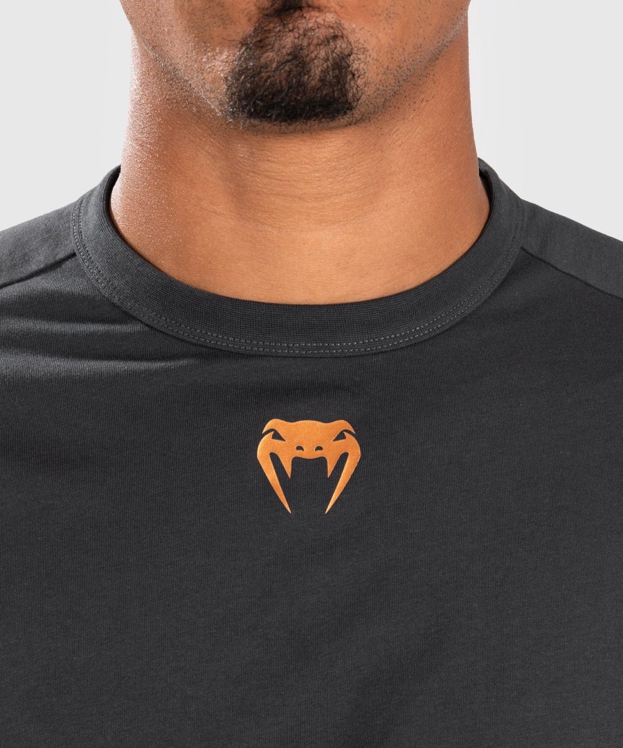 ufc adrenaline by venum fight week herre langærmet t-shirt - trækulsgrå