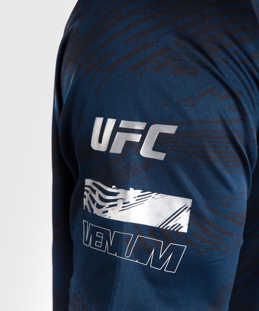ufc fusion by venum fight week herre dry-tech t-shirt - oceanic blue