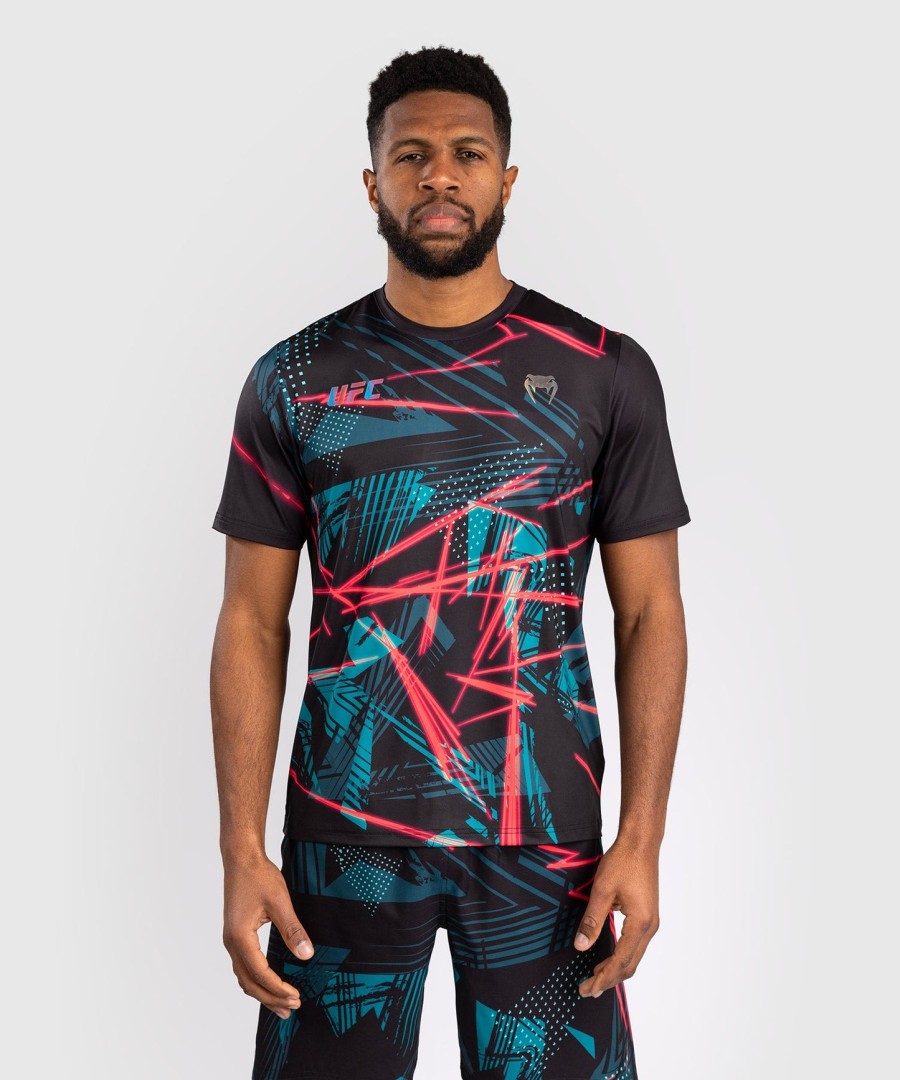 ufc fusion af venum miami edition fight week herre dry-tech t-shirt - sort