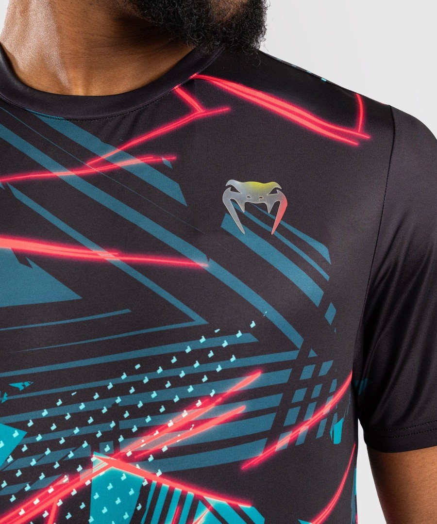 ufc fusion af venum miami edition fight week herre dry-tech t-shirt - sort