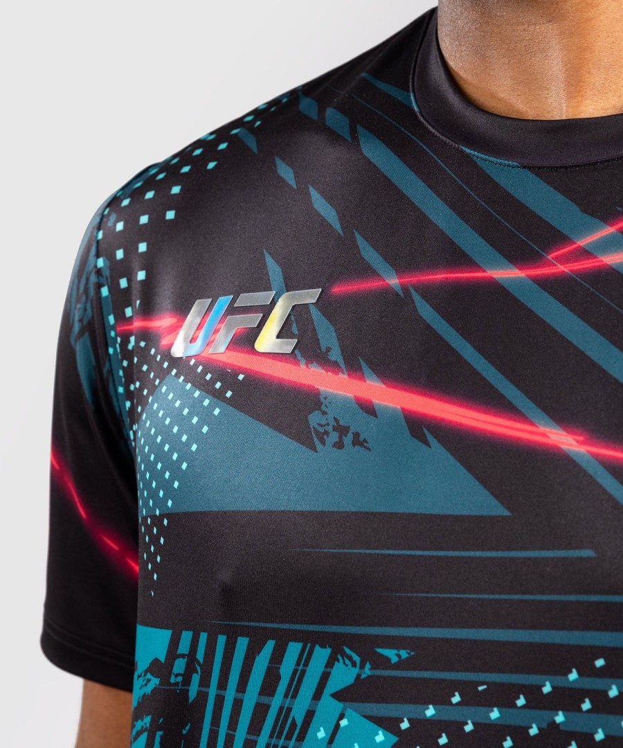 ufc fusion af venum miami edition fight week herre dry-tech t-shirt - sort