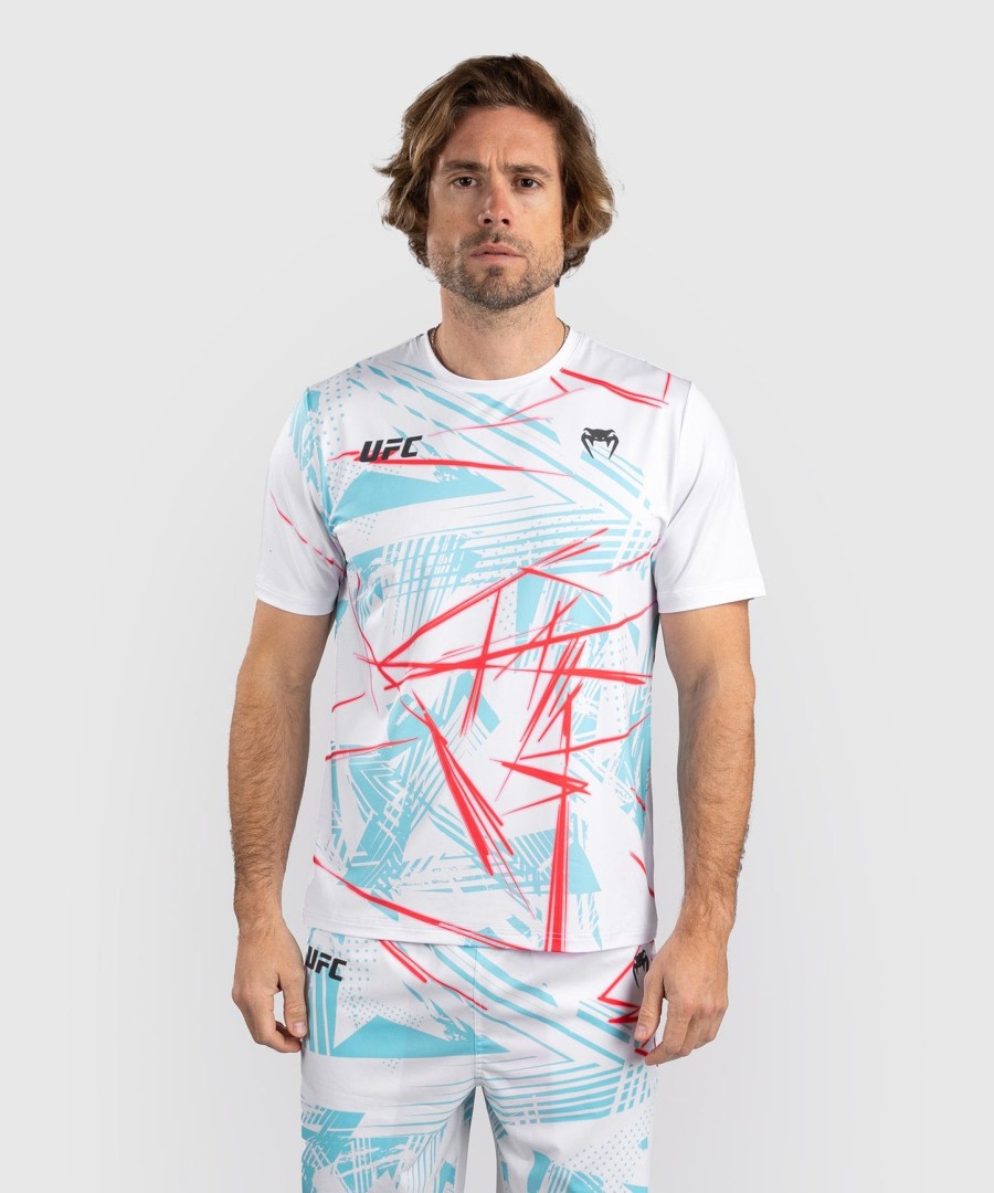ufc fusion af venum miami edition fight week herre dry-tech t-shirt - hvid