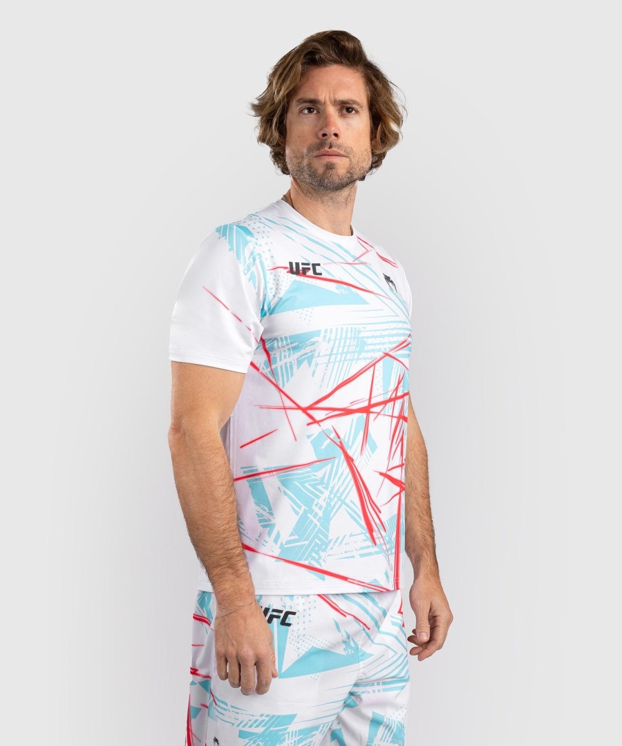 ufc fusion af venum miami edition fight week herre dry-tech t-shirt - hvid