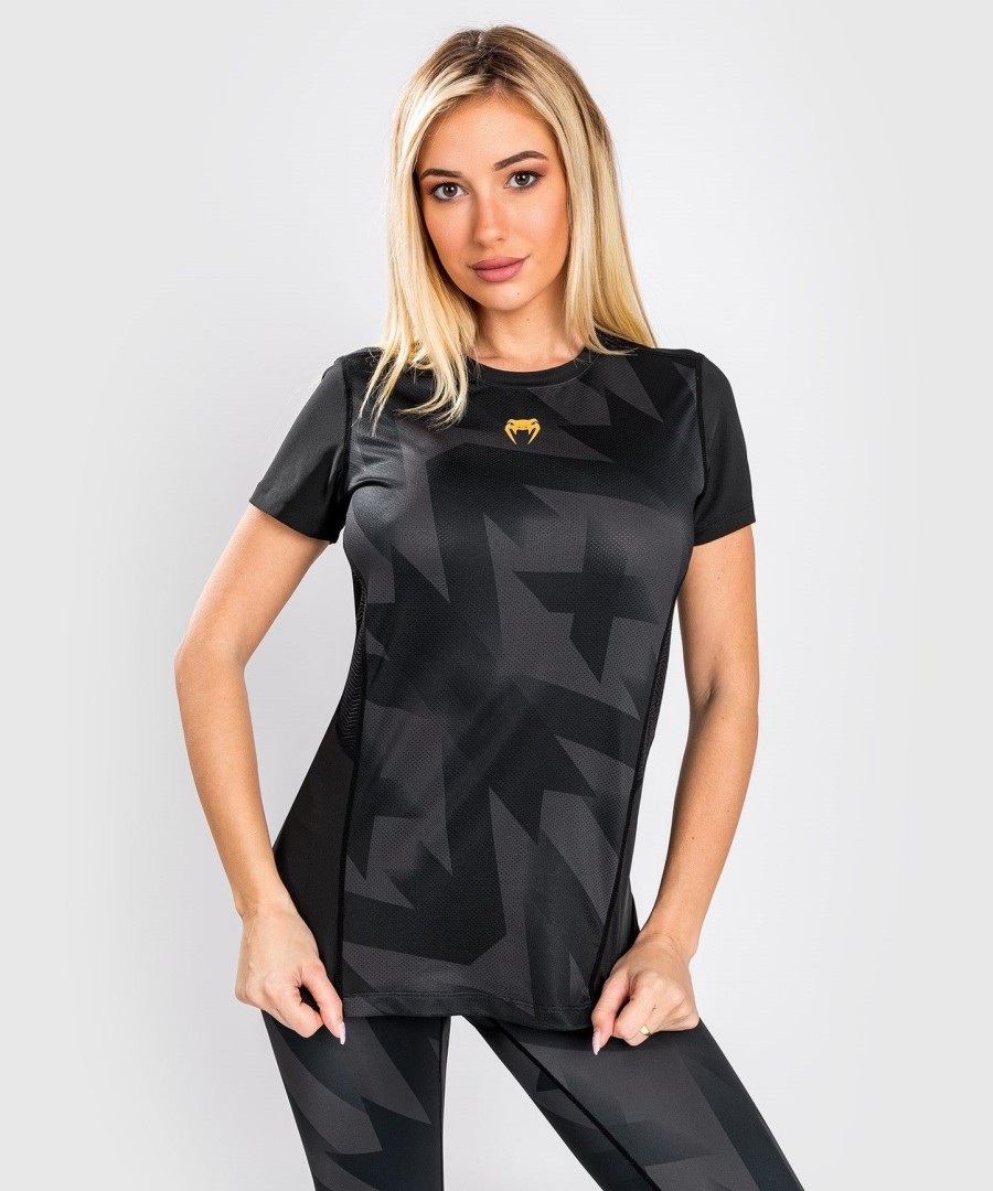 venum razor dry tech t-shirt - til kvinder - sortguld