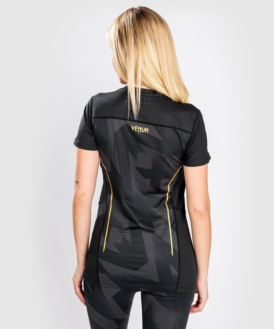 venum razor dry tech t-shirt - til kvinder - sortguld