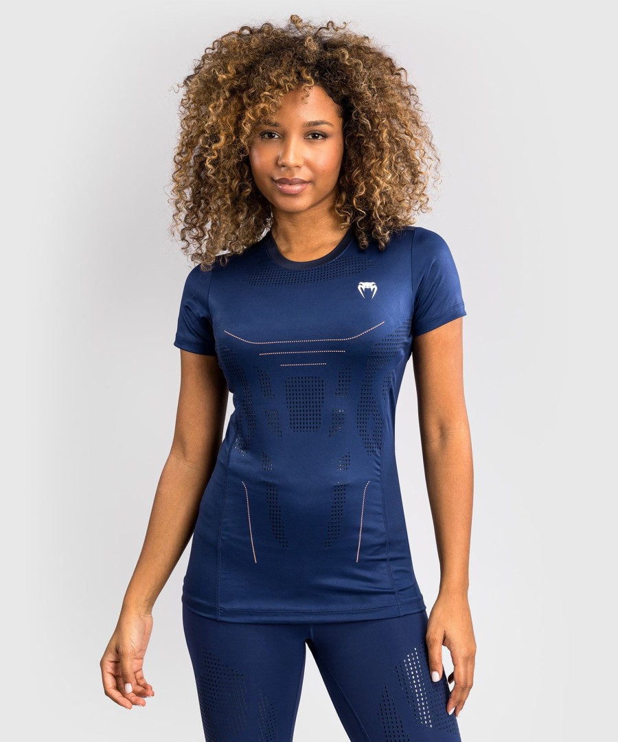 venum technical 3.0 dame dry tech t-shirt - natblå