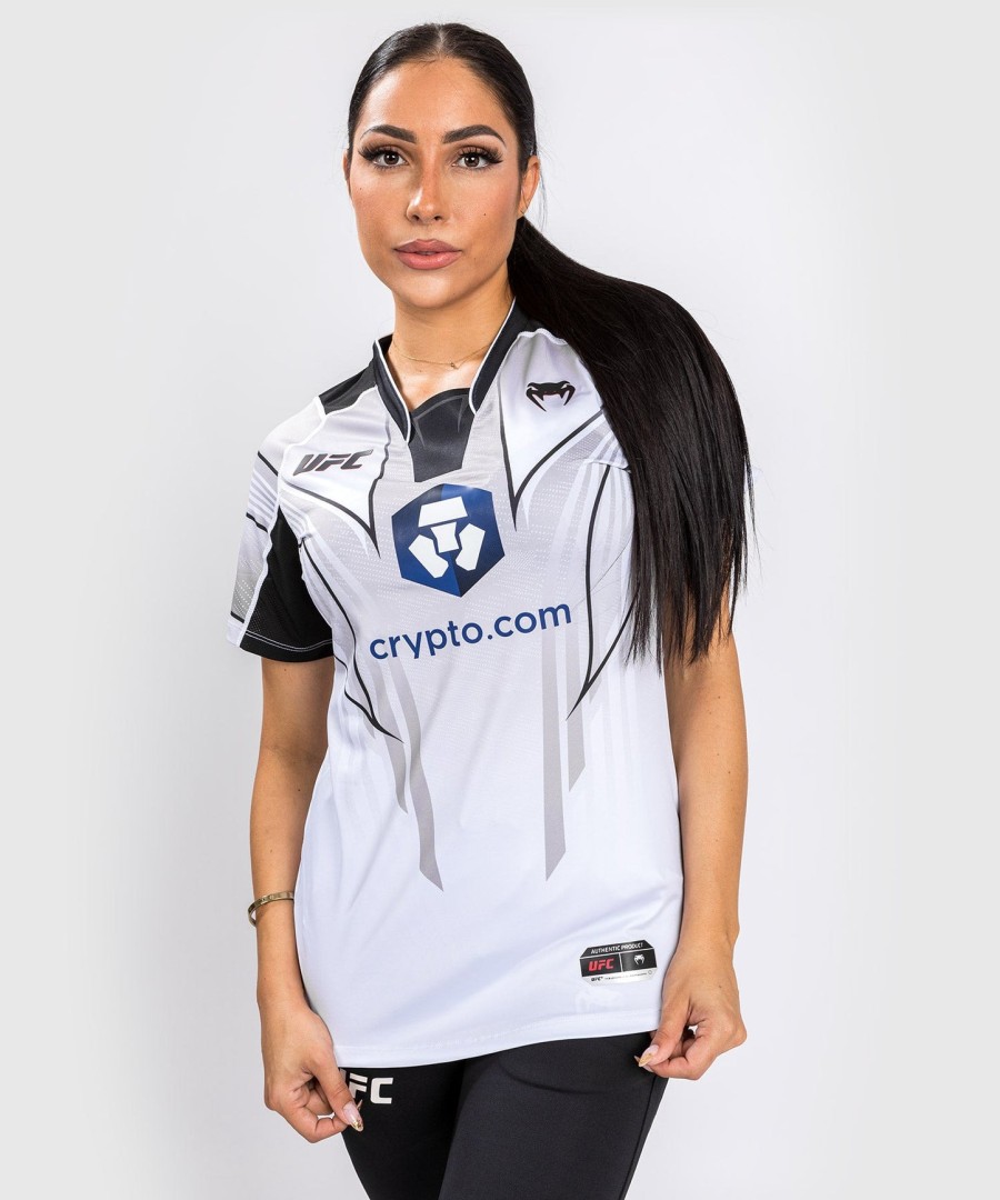 ufc venum authentic fight night 2.0 kit af venum kvinders walkout-trøje - hvid