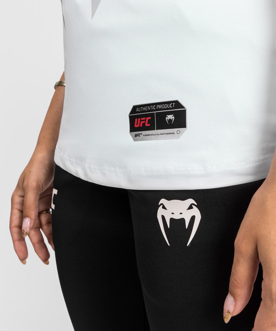 ufc venum authentic fight night 2.0 kit af venum kvinders walkout-trøje - hvid