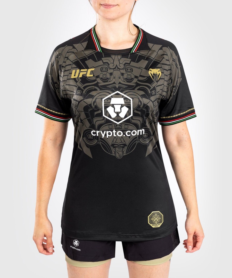 noche ufc by venum autentisk fight night kvinders walkout-trøje - sort