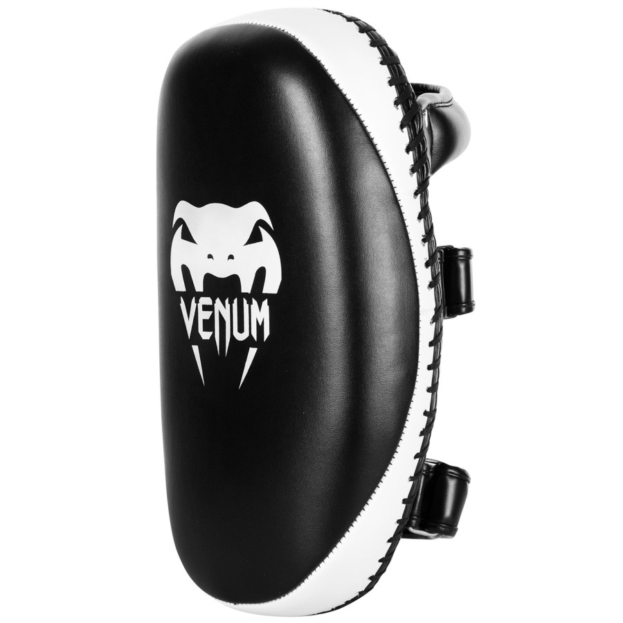 venum light kick pads - skintex læder - sortice par