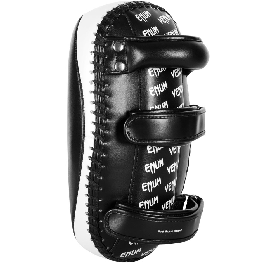venum light kick pads - skintex læder - sortice par