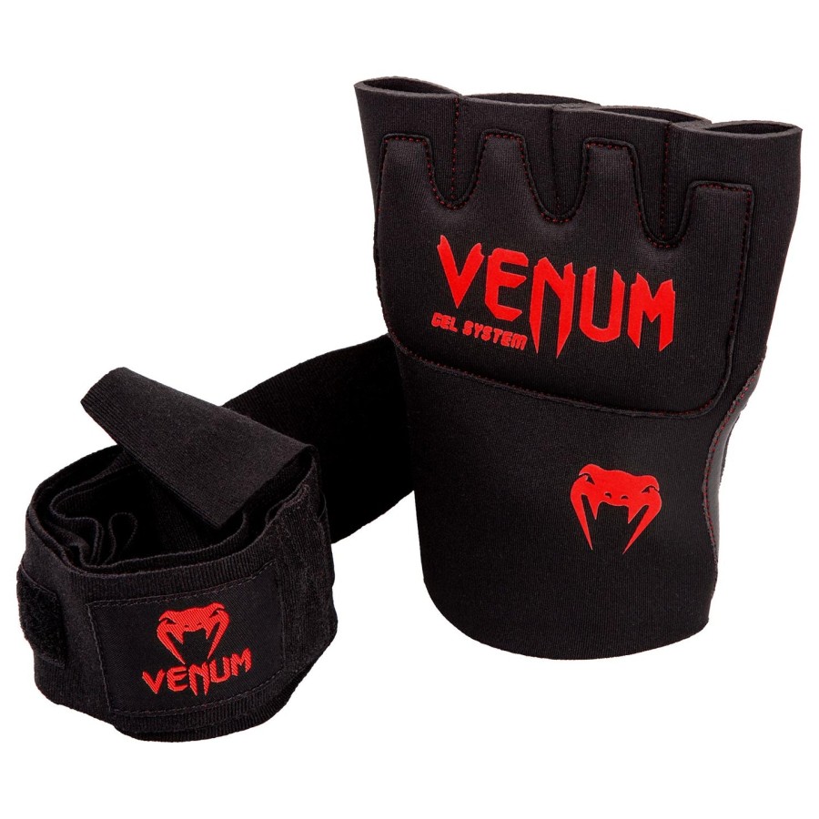 venum gel kontact quick wraps - sortrød