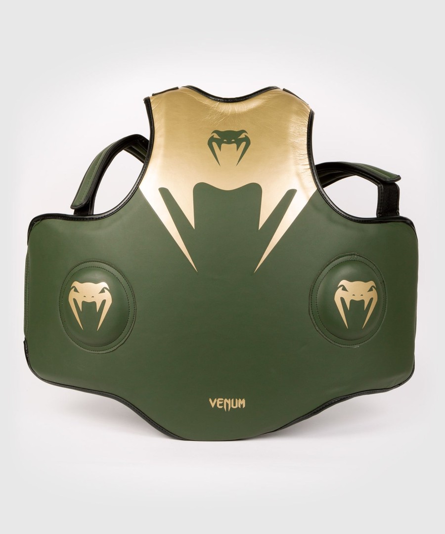 venum pro boksekropsbeskytter - khakiguld