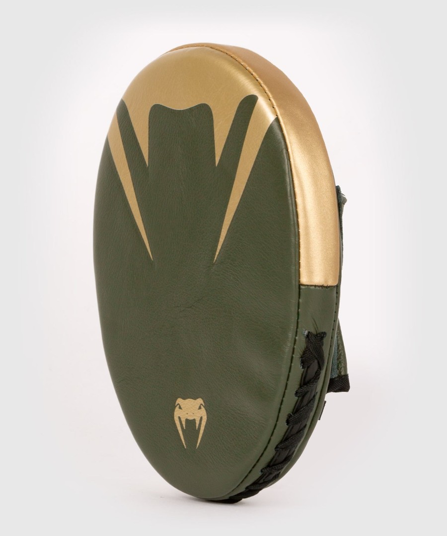 venum pro boxing flat punch mitts par - khakiguld