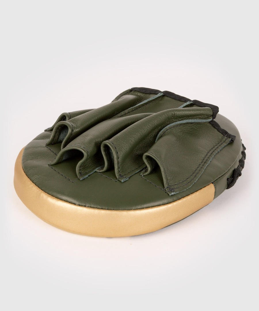 venum pro boxing flat punch mitts par - khakiguld