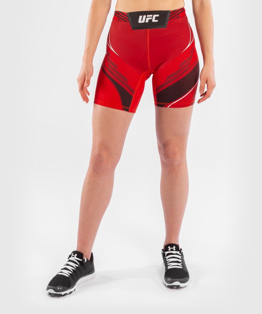 ufc venum authentic fight night dame vale tudo shorts - lang pasform - rød