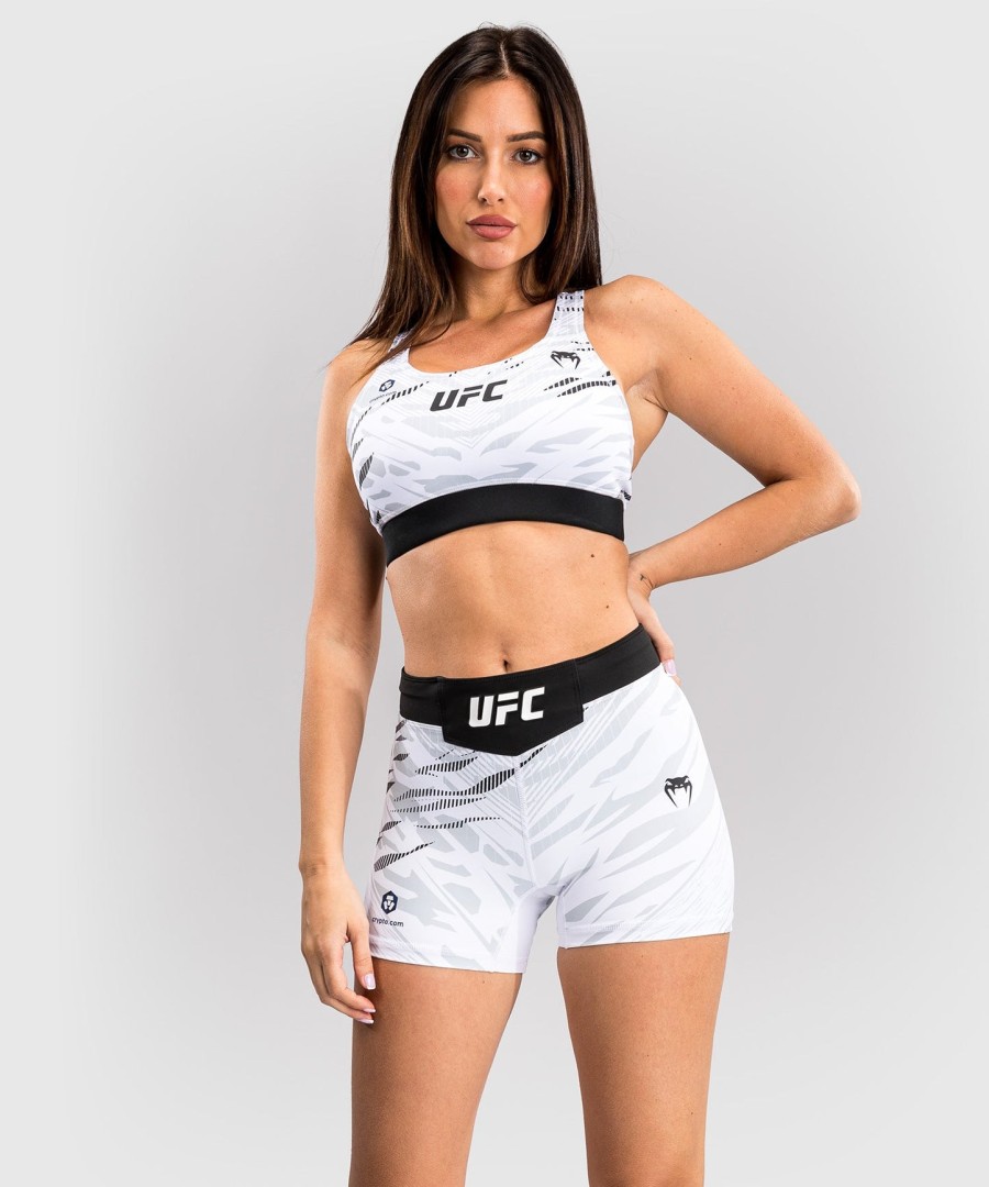 ufc fusion by venum authentic fight night dame vale tudo shorts - kort pasform - hvid