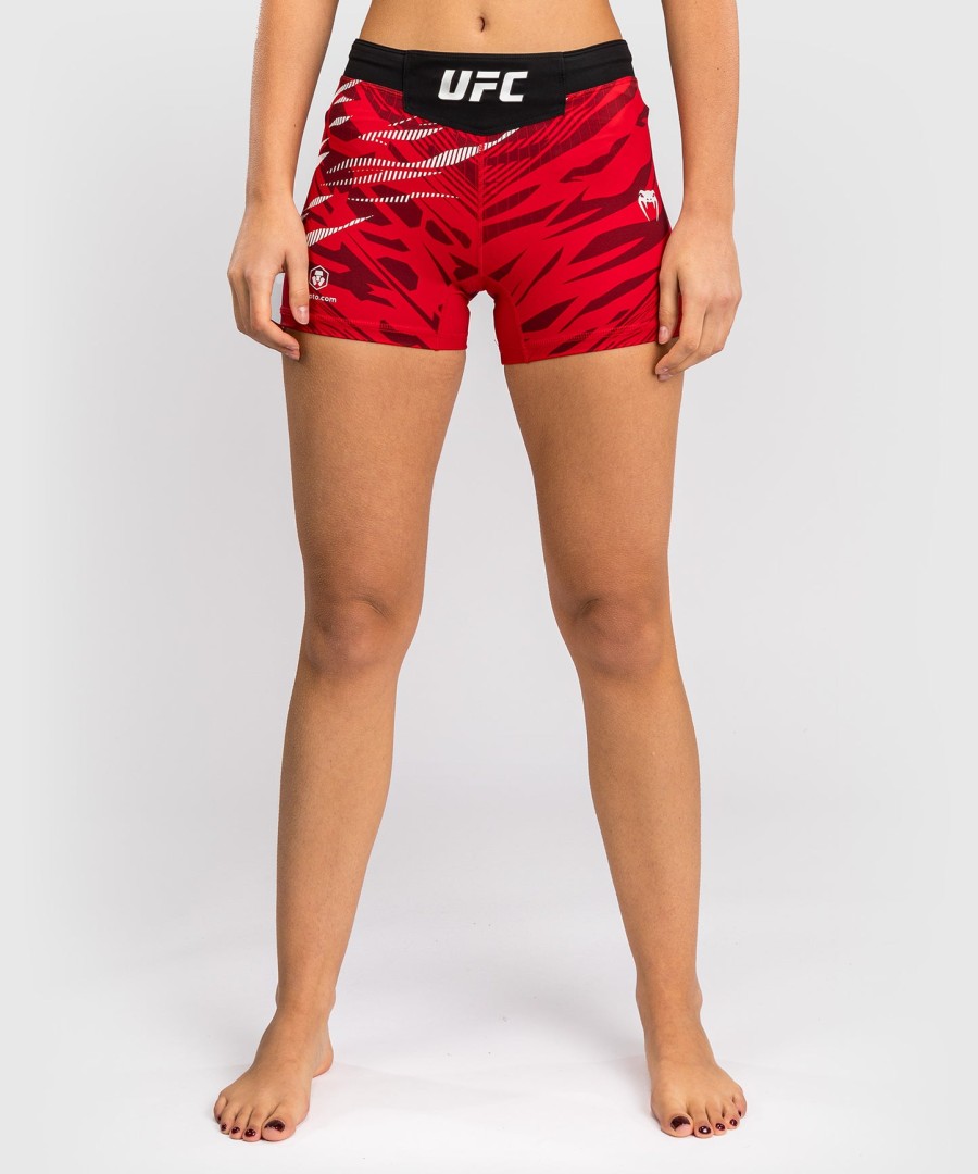 ufc fusion by venum authentic fight night dame vale tudo shorts - kort pasform - rød
