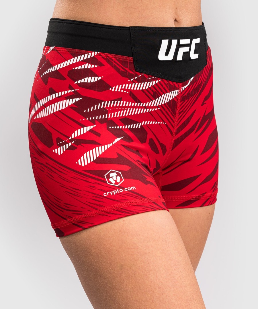 ufc fusion by venum authentic fight night dame vale tudo shorts - kort pasform - rød