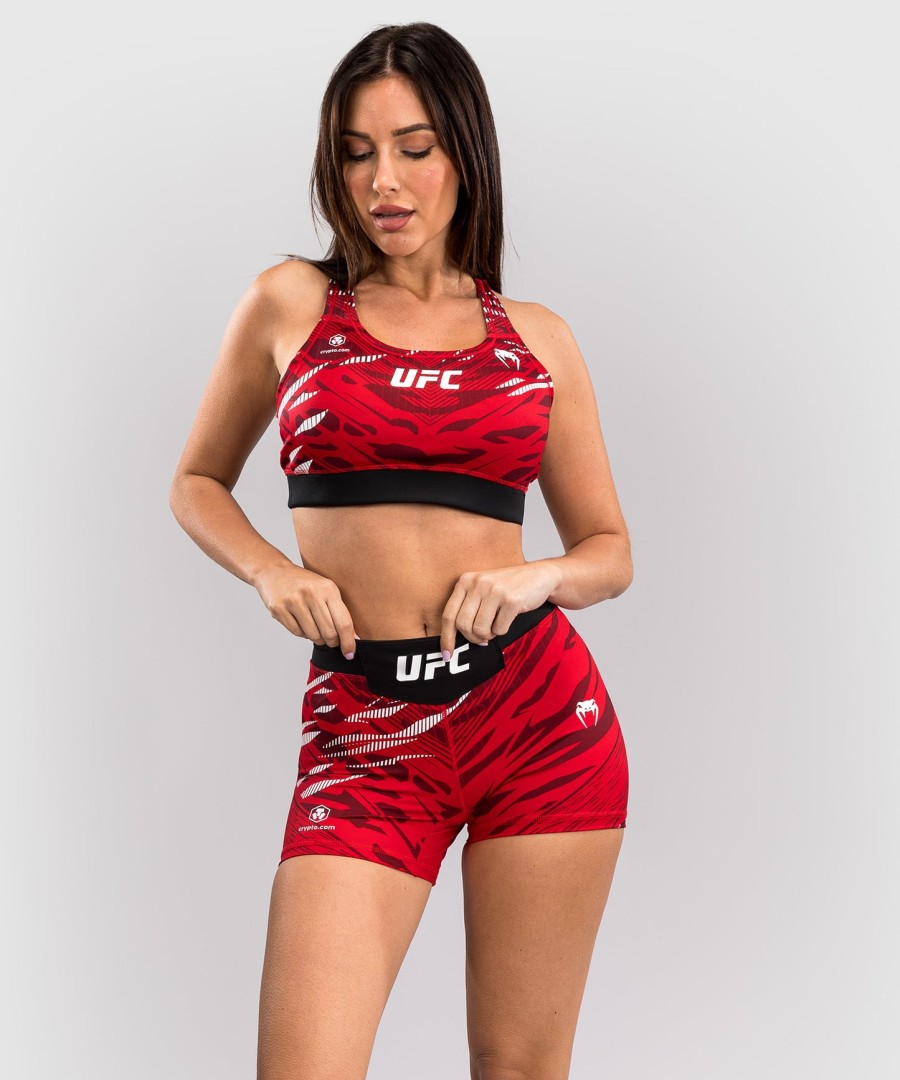 ufc fusion by venum authentic fight night dame vale tudo shorts - kort pasform - rød