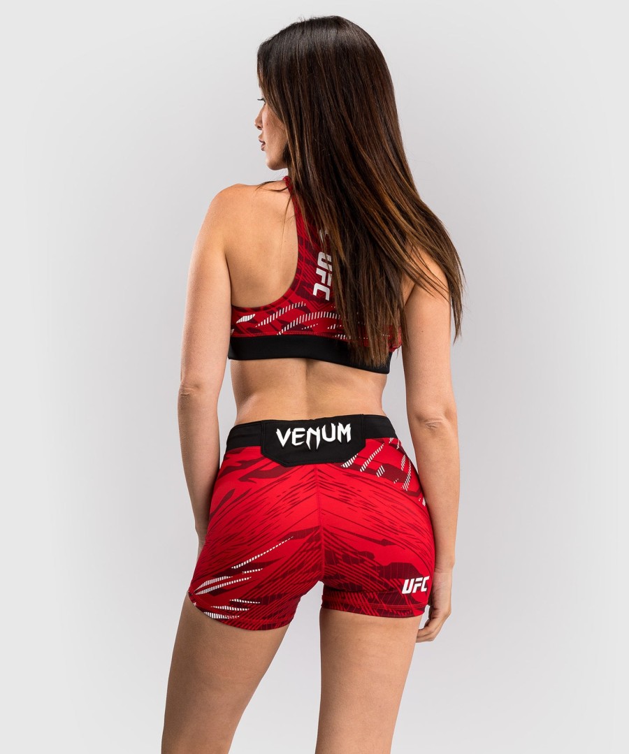 ufc fusion by venum authentic fight night dame vale tudo shorts - kort pasform - rød