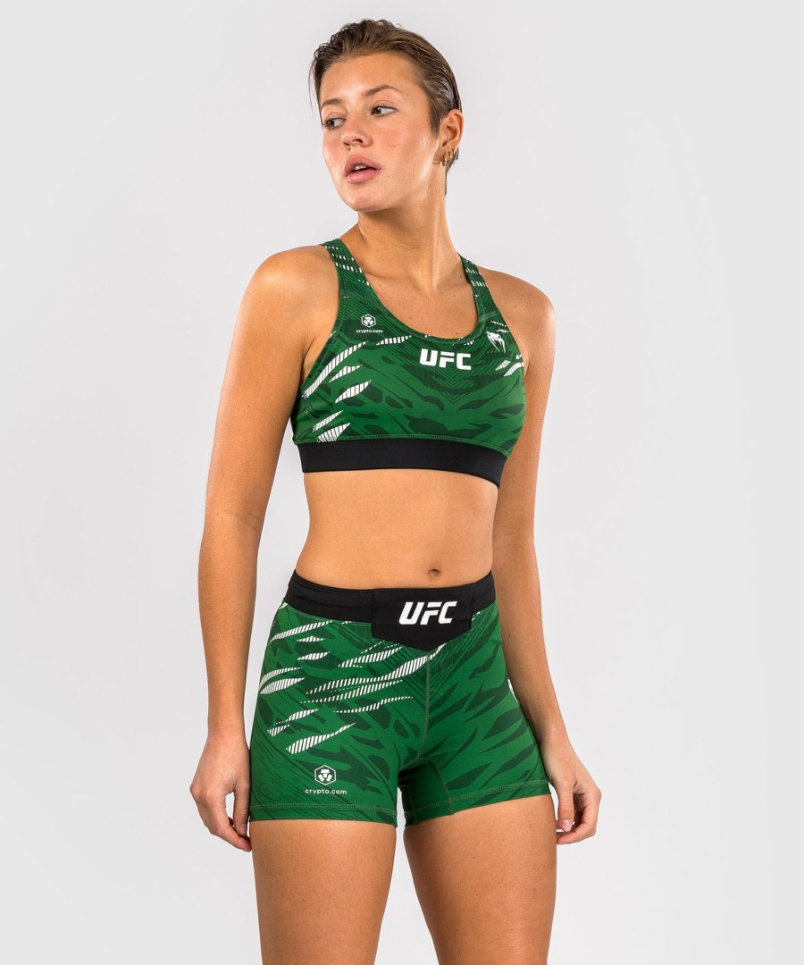ufc fusion by venum authentic fight night dame vale tudo shorts - kort pasform - grøn