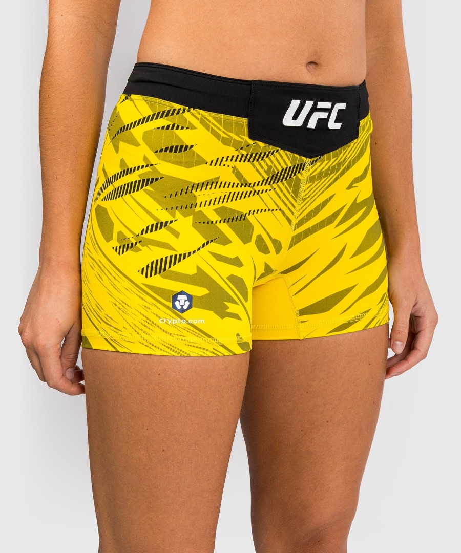 ufc fusion by venum authentic fight night dame vale tudo shorts - kort pasform - gul
