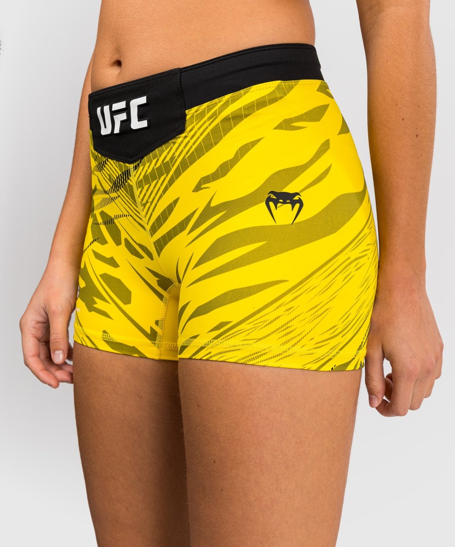 ufc fusion by venum authentic fight night dame vale tudo shorts - kort pasform - gul