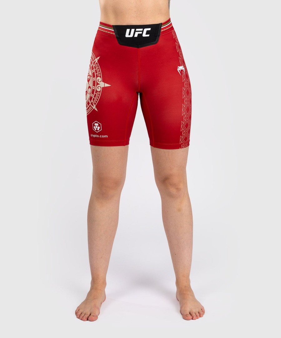 noche ufc by venum authentic fight night dame vale tudo short - lang pasform - rød