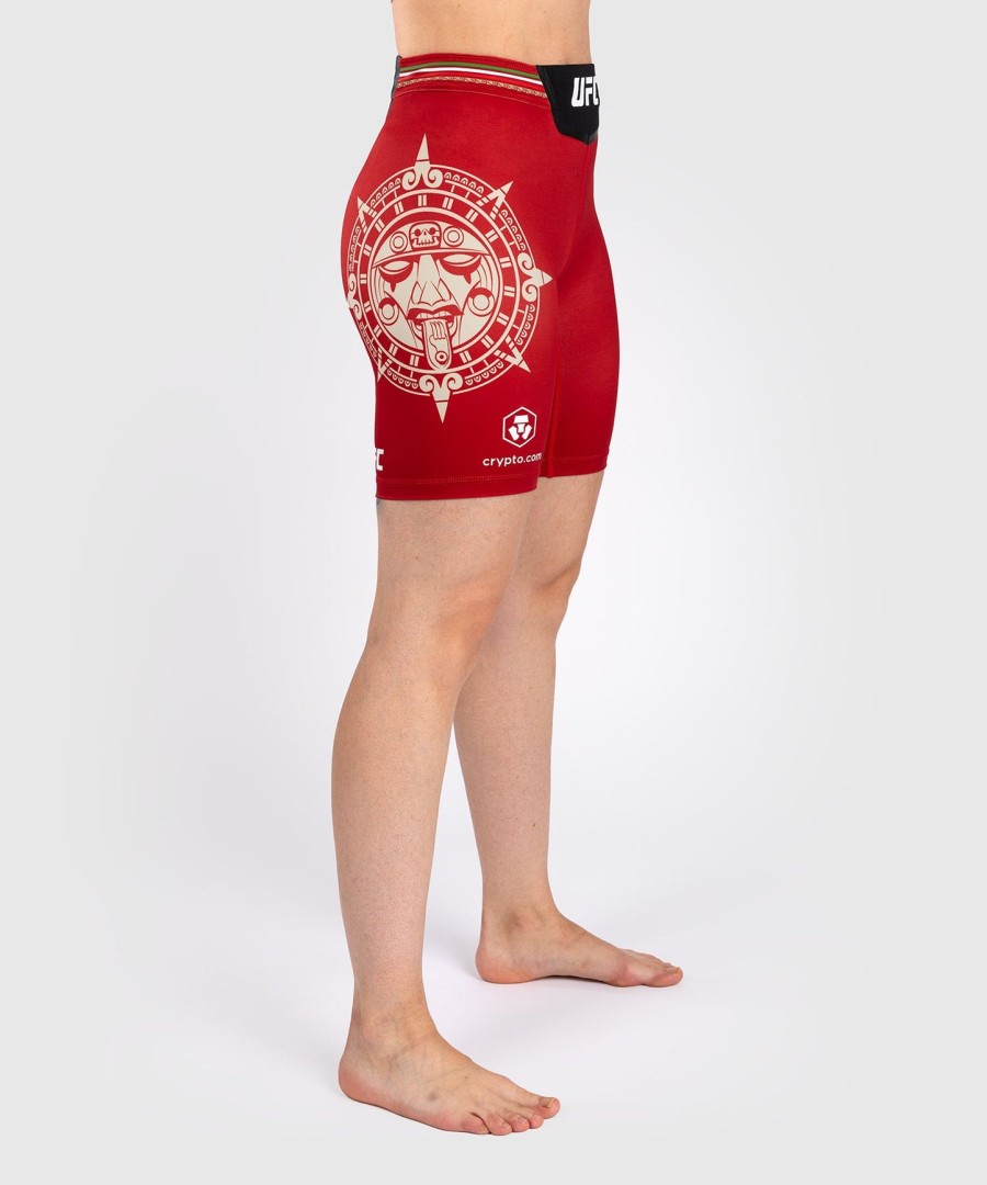 noche ufc by venum authentic fight night dame vale tudo short - lang pasform - rød