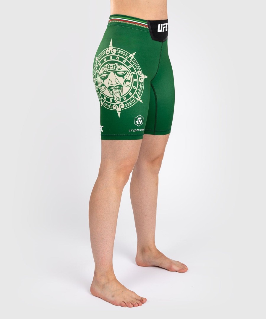 noche ufc by venum authentic fight night dame vale tudo short - lang fit - grøn