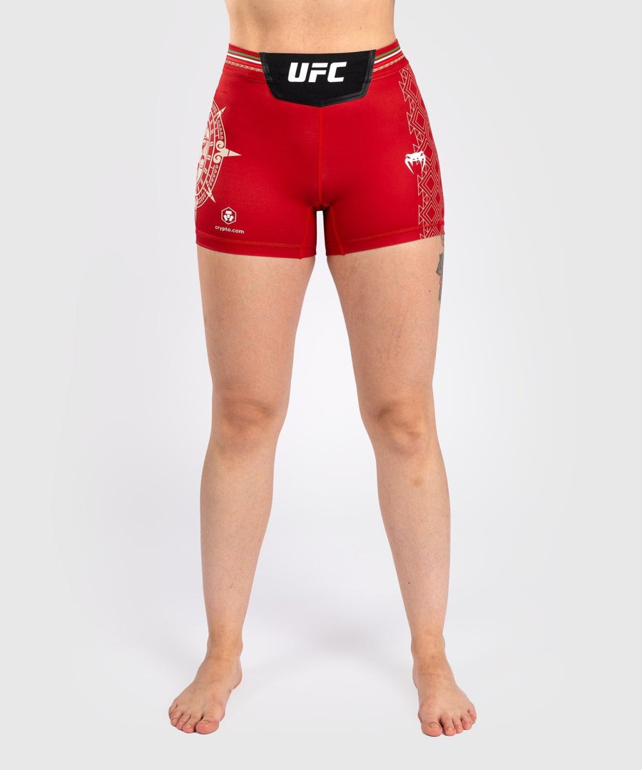 noche ufc by venum authentic fight night women vale tudo short - kort pasform - rød