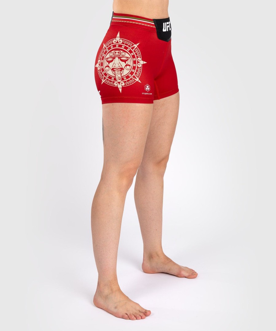 noche ufc by venum authentic fight night women vale tudo short - kort pasform - rød
