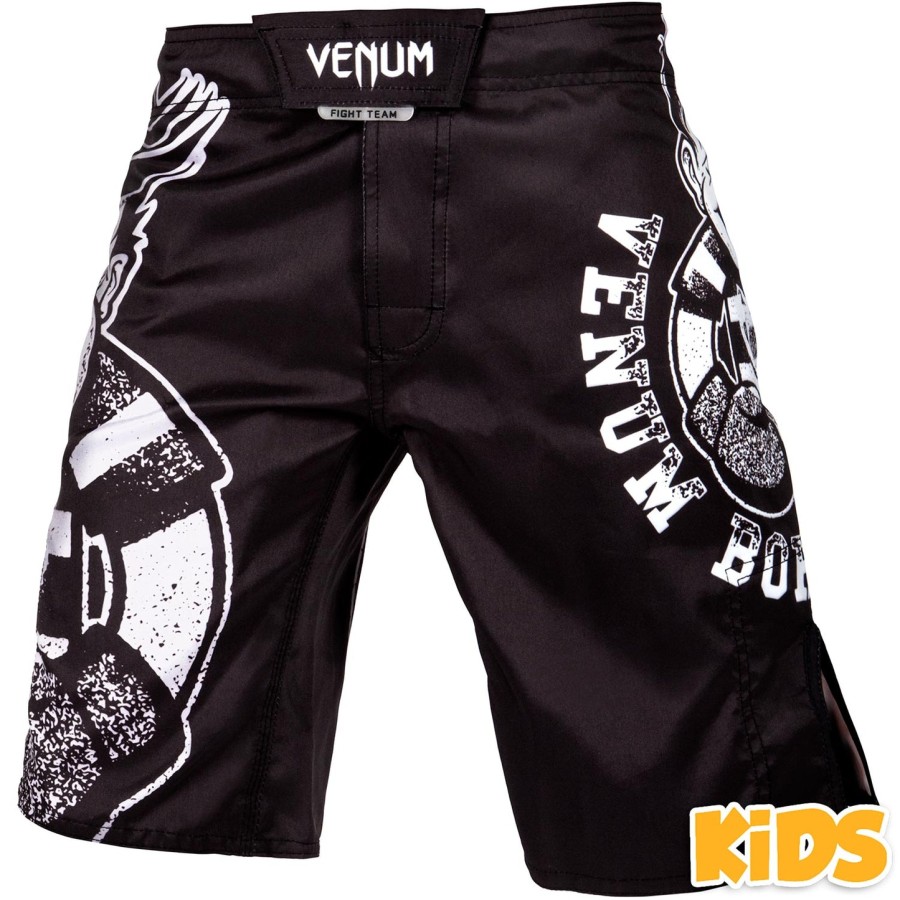 venum born to fight børne kampshorts - sorthvid