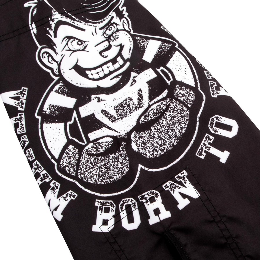 venum born to fight børne kampshorts - sorthvid