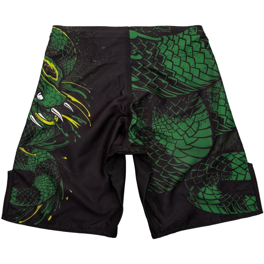 venum green viper børne kampshorts - sortgrøn