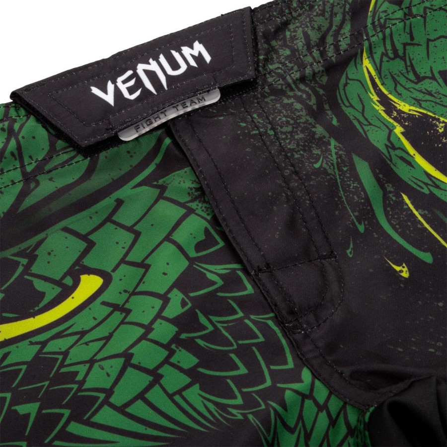venum green viper børne kampshorts - sortgrøn