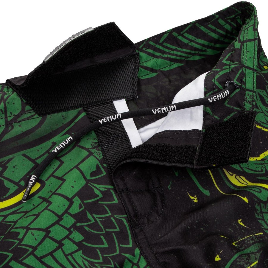 venum green viper børne kampshorts - sortgrøn