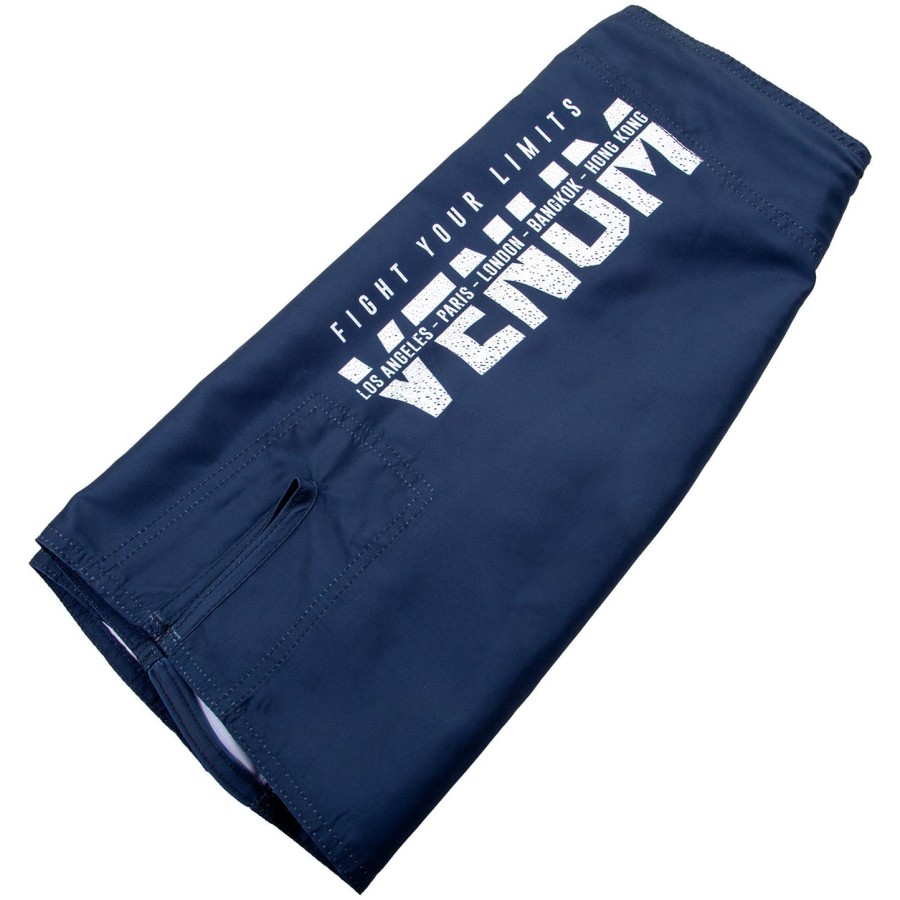 venum signature børne kampshorts - marineblå