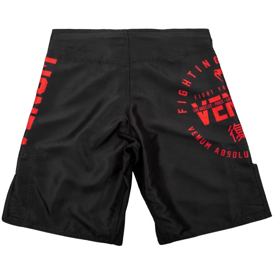 venum signature børne kampshorts - sortrød