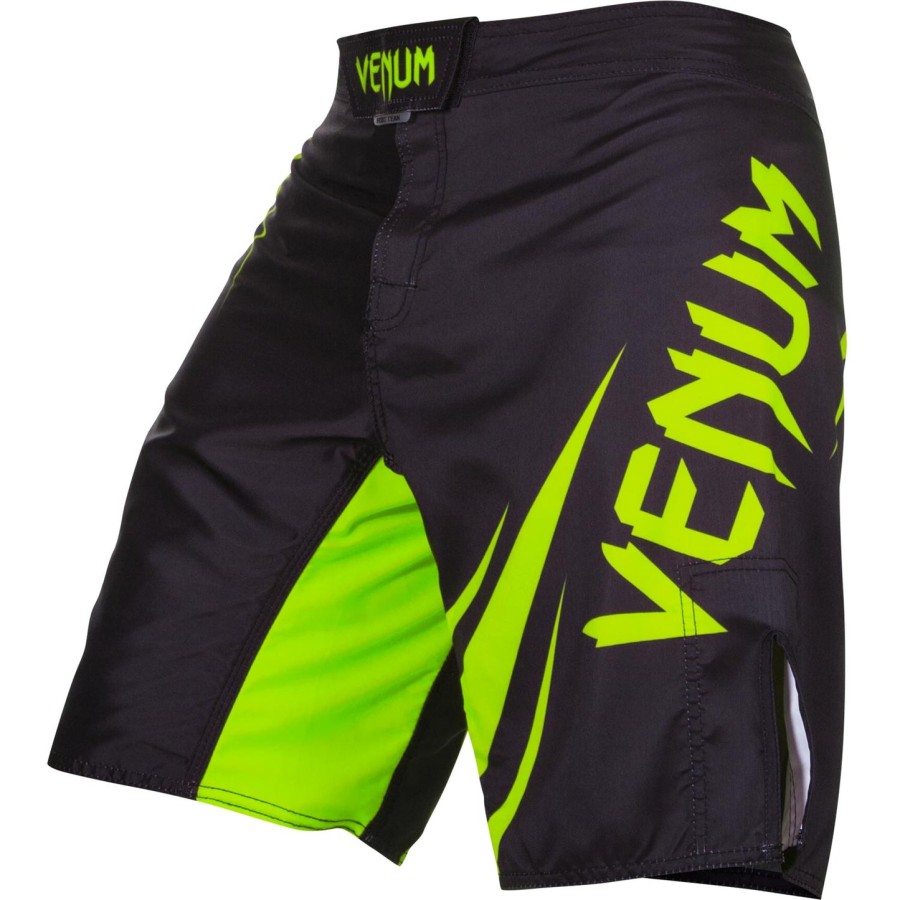 venum challenger kampshorts - sortneo gul