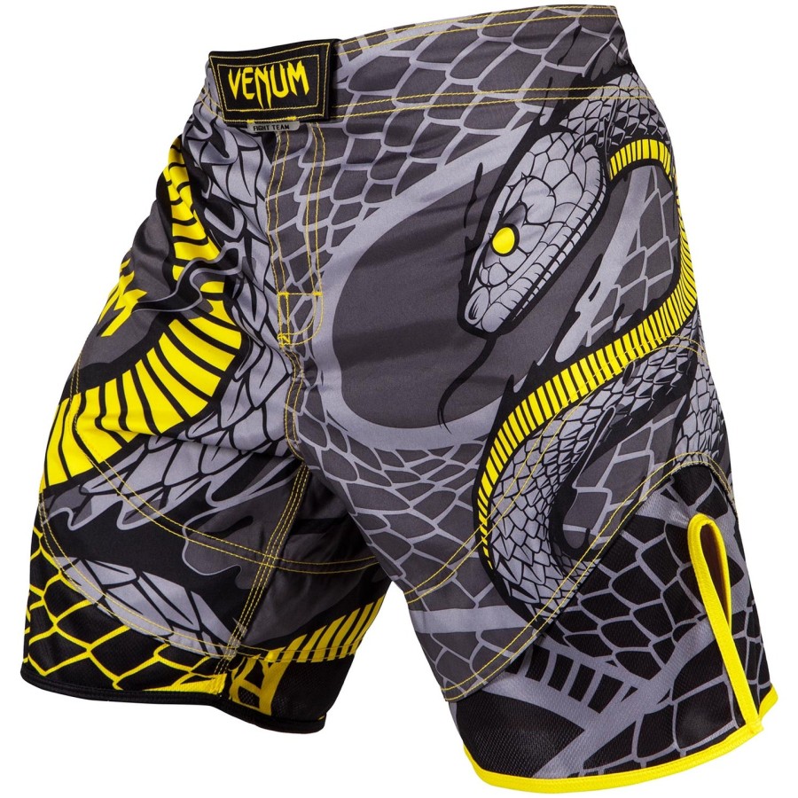 venum snaker fightshorts - sortgul